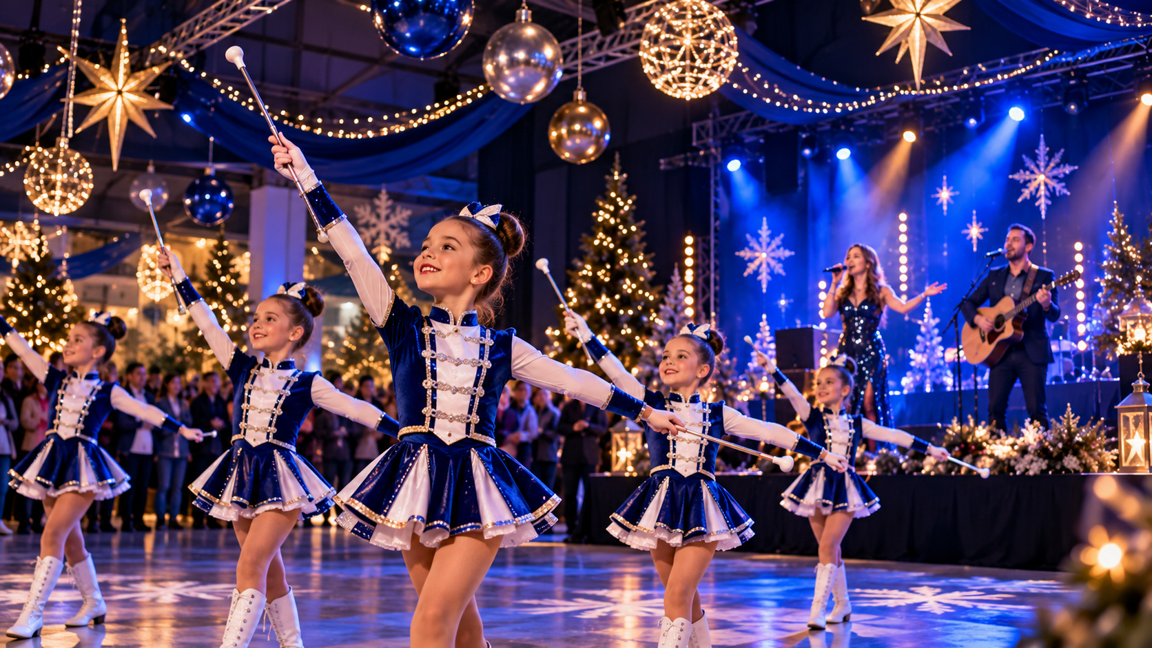Majorettes et concert UNISON